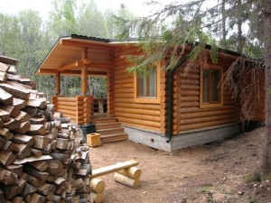 Строим русскую национальную деревянную баню
