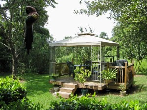 Сад – отличное место для архитектурных экспериментов