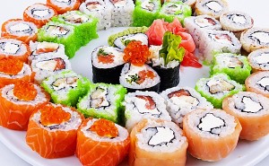 Доставка суши и разнообразных роллов
