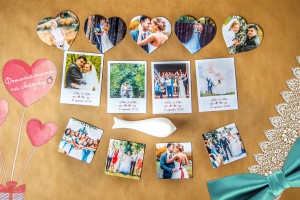 Магниты на холодильник своими руками с фотографиями семьи в виде Polaroid
